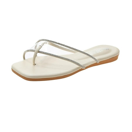 House Shoes For Women House Slippers Women Summer Clip-Toe Shoes Flats Ttransparent Casual Beach Sandals Beige
House Shoes For Women House Slippers Women Summer Clip-Toe Shoes Flats Ttransparent Casual Beach Sandals Beige