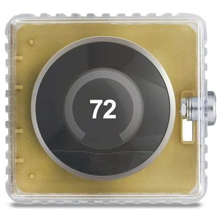 CintBllTer A/C Thermostat Lock Box with Key XS 1pk - Plastic Locking Wall Thermostat Cover - Lockable Heat and Air Condition Control Panel Cover
CintBllTer A/C Thermostat Lock Box with Key XS 1pk - Plastic Locking Wall Thermostat Cover - Lockable Heat and Air Condition Control Panel Cover
