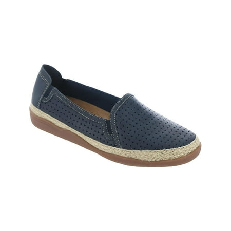 Clarks Womens Elaina Ruby Slip On Leather Loafers