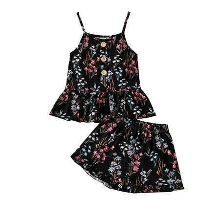 Kids Sets Clothing For Toddler Girls Flower Printed O-Neck Short Sleeve Casual Vest Tops Shorts Outfits Cozy Leisure Comfy Streetwear Outfits
Kids Sets Clothing For Toddler Girls Flower Printed O-Neck Short Sleeve Casual Vest Tops Shorts Outfits Cozy Leisure Comfy Streetwear Outfits