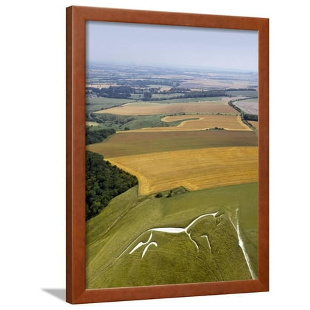 Uffington White Horse, Oxfordshire, UK Framed Print Wall Art By David Parker