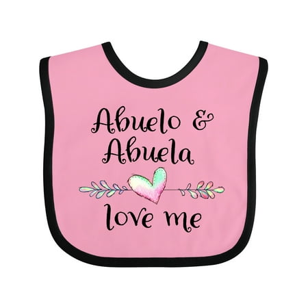 Inktastic Abuelo and Abuela Love Me- Heart Grandchild Gift Baby Boy or Baby Girl Bib
Inktastic Abuelo and Abuela Love Me- Heart Grandchild Gift Baby Boy or Baby Girl Bib