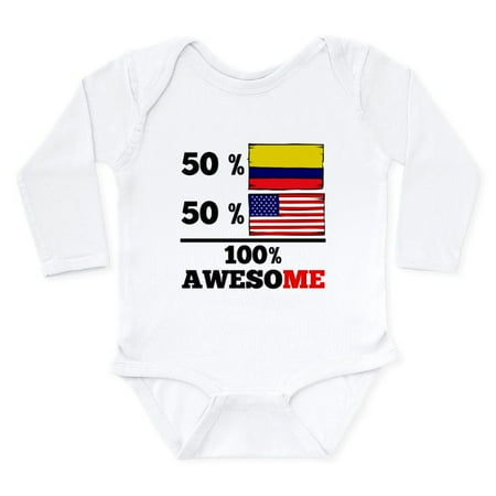 CafePress - Half Colombian Half American Body Suit - Long Sleeve Infant Bodysuit
CafePress - Half Colombian Half American Body Suit - Long Sleeve Infant Bodysuit