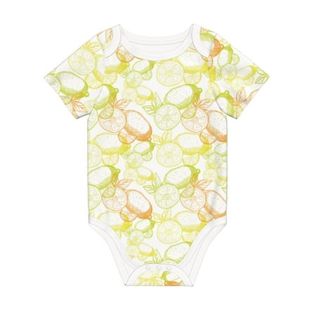 Coaee Lemon Potatoes for Soft Cotton Baby Short-Sleeve Bodysuit Baby Girls Boys Bodysuit Romper
Coaee Lemon Potatoes for Soft Cotton Baby Short-Sleeve Bodysuit Baby Girls Boys Bodysuit Romper