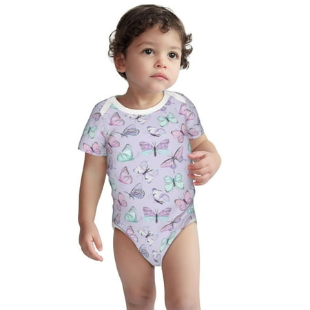 Fotbe Purple Butterfly Pattern Unisex-baby Short-sleeve Bodysuit Short Sleeve Bodysuits One-piece 100% Organic Cotton for Infant Baby Boys Unisex-12 Months
Fotbe Purple Butterfly Pattern Unisex-baby Short-sleeve Bodysuit Short Sleeve Bodysuits One-piece 100% Organic Cotton for Infant Baby Boys Unisex-12 Months