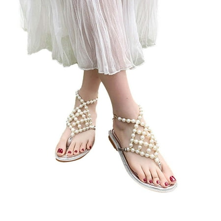 Jsaierl Womens Flat Sandals Casual Summer Flip Flop Sandals Comfortable Arch Support Sandals Walking Wedding Sandal for Vacation Size 7.5
Jsaierl Womens Flat Sandals Casual Summer Flip Flop Sandals Comfortable Arch Support Sandals Walking Wedding Sandal for Vacation Size 7.5
