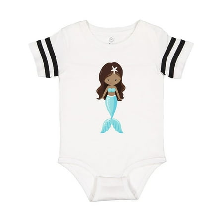 Inktastic African American Mermaid Brown Hair Blue Tail Gift Baby Girl Bodysuit
Inktastic African American Mermaid Brown Hair Blue Tail Gift Baby Girl Bodysuit