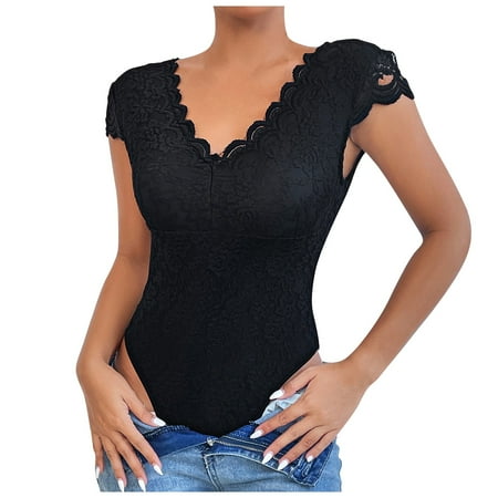 OVTICZA Women s Tummy Control Tummy Control Shapewear Thong Bodysuit Short Sleeve Eyelash Lace Seamless Body Shaper Shapewear Black L
OVTICZA Women s Tummy Control Tummy Control Shapewear Thong Bodysuit Short Sleeve Eyelash Lace Seamless Body Shaper Shapewear Black L