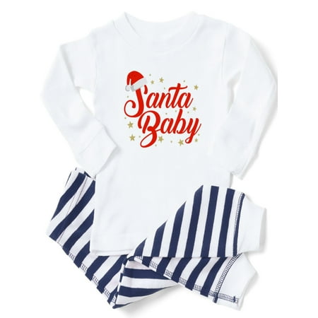 CafePress - Santa - Toddler Long Sleeve Pajama set