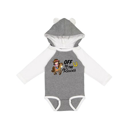 Inktastic Off To The Races with Cowgirl on Horse Gift Baby Girl Long Sleeve Bodysuit
Inktastic Off To The Races with Cowgirl on Horse Gift Baby Girl Long Sleeve Bodysuit