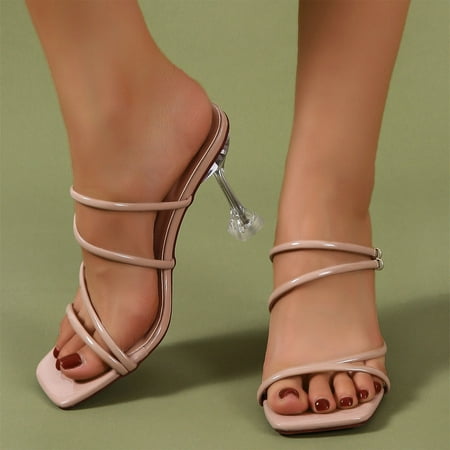 Mishuowoti sandals for women 2023 Fashion Summer Women Sandals High Heels Party Square Toe Peep Toe Slip On Solid Color Simple Design Comfortable
Mishuowoti sandals for women 2023 Fashion Summer Women Sandals High Heels Party Square Toe Peep Toe Slip On Solid Color Simple Design Comfortable
