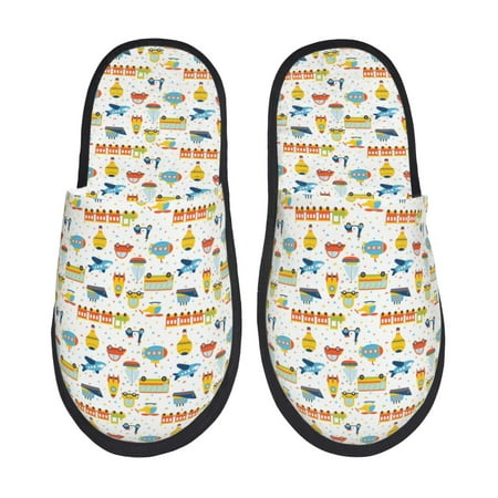 Fuzoiu Cartoon Transport Print Unisex Furry Slippers Plush Indoor Shoes Trendy House Slippers Anti-Skid EVA Sole House Shoes for Home Office and Travel -Medium
Fuzoiu Cartoon Transport Print Unisex Furry Slippers Plush Indoor Shoes Trendy House Slippers Anti-Skid EVA Sole House Shoes for Home Office and Travel -Medium