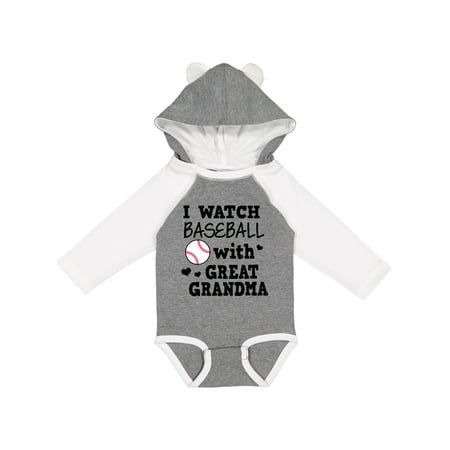 Inktastic I Watch Baseball with My Great Grandma Gift Baby Boy or Baby Girl Long Sleeve Bodysuit
Inktastic I Watch Baseball with My Great Grandma Gift Baby Boy or Baby Girl Long Sleeve Bodysuit