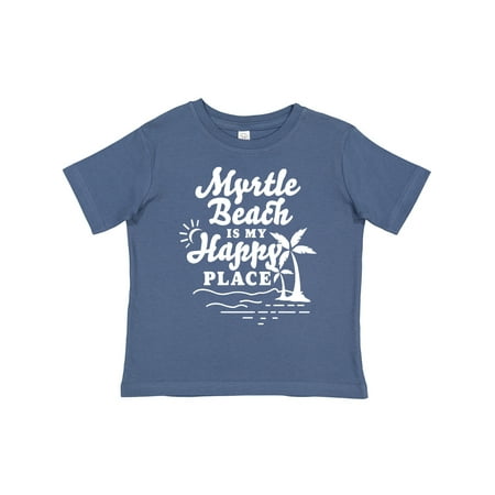 Inktastic Myrtle Beach is My Happy Place with Palm Trees Gift Toddler Boy or Toddler Girl T-Shirt
Inktastic Myrtle Beach is My Happy Place with Palm Trees Gift Toddler Boy or Toddler Girl T-Shirt