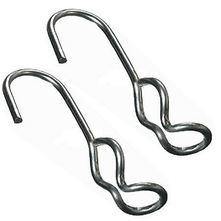 S J Hooks 2 Piece Set Rubber Rope Hooks Double Eye Hooks TRRSJ Canvas/Tarp Tie Down
