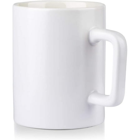 Ceramic Cup, Smooth Frosted Porcelain Mug Coffee Mugs Tea Cup for Office and Home Health Gift Maximum Capacity 13oz White Single One
Ceramic Cup, Smooth Frosted Porcelain Mug Coffee Mugs Tea Cup for Office and Home Health Gift Maximum Capacity 13oz White Single One