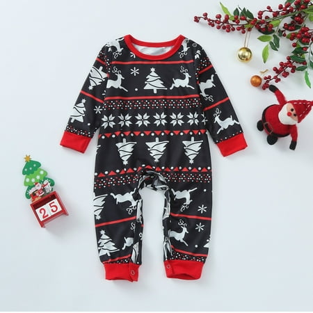 Jumpsuit Pajamas Sleepwear Outfit Christmas Infant Romper Baby Printed Family Deer Matching
Jumpsuit Pajamas Sleepwear Outfit Christmas Infant Romper Baby Printed Family Deer Matching