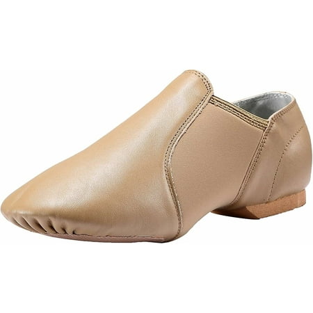 Women s Leather Upper Slip-on Jazz Shoe