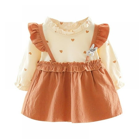 SYNPOS Toddler Baby Girl Patchwork Dress Ruffle Long Sleeve One Piece Party Dresses Outfits Clothes 3-8 Months
SYNPOS Toddler Baby Girl Patchwork Dress Ruffle Long Sleeve One Piece Party Dresses Outfits Clothes 3-8 Months