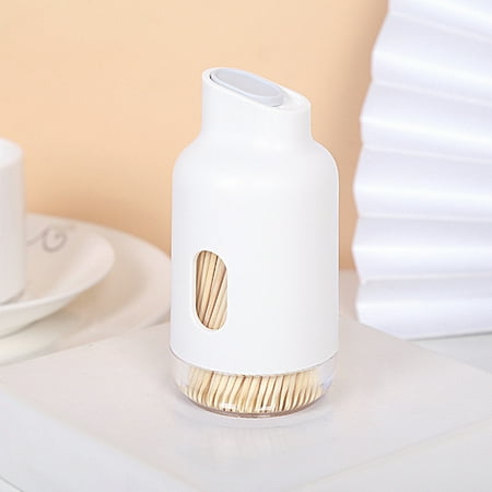 VERMON Fruit Toothpick 1 Set Wide Application Detachable Useful Ultra-light Toothpick Storage Box with Toothpicks Set