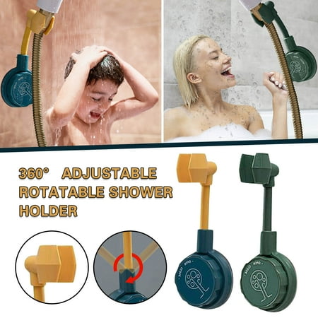 360° Adjustable Rotatable Shower Head Wall Mount Holder No-Punching Shower Rack
360° Adjustable Rotatable Shower Head Wall Mount Holder No-Punching Shower Rack