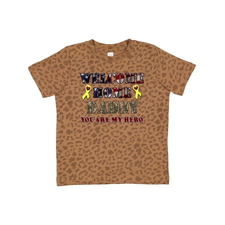 Inktastic Welcome Home Daddy Gift Toddler Boy or Toddler Girl T-Shirt