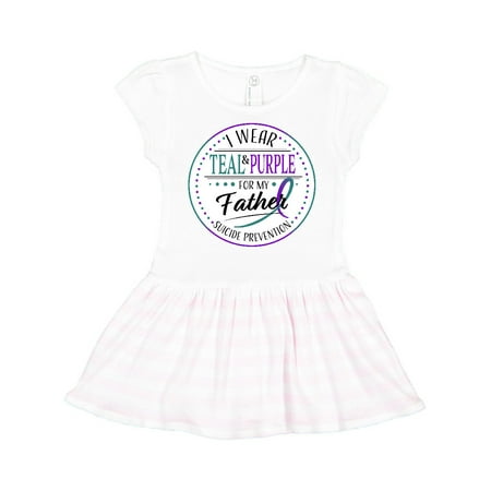 Inktastic Suicide Prevention- I Wear Teal and Purple for My Father Gift Toddler Girl Dress
Inktastic Suicide Prevention- I Wear Teal and Purple for My Father Gift Toddler Girl Dress
