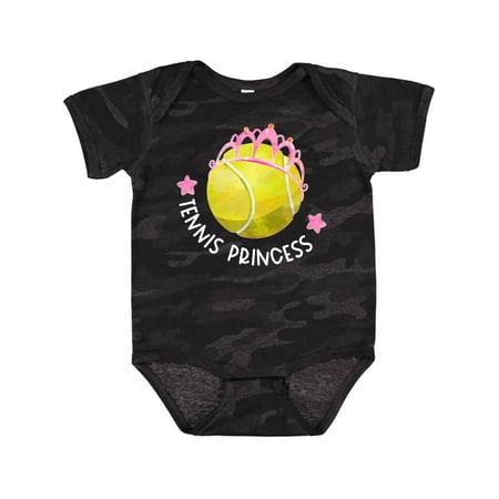 Inktastic Tennis Princess- Tiara Gift Baby Girl Bodysuit