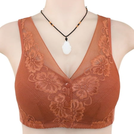 Ozmmyan Wirefree Bras for Women Plus Size Front Closure Lace Bra Wirefreee Extra-Elastic Bra Active Yoga Sports Bras 36B/C/D-46B/C/D Summer Savings Clearance
Ozmmyan Wirefree Bras for Women Plus Size Front Closure Lace Bra Wirefreee Extra-Elastic Bra Active Yoga Sports Bras 36B/C/D-46B/C/D Summer Savings Clearance
