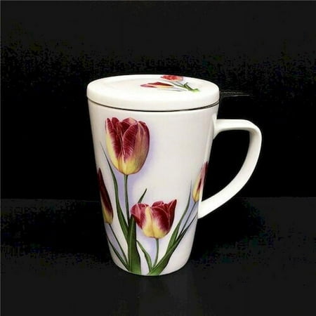 Yellow & Purple Tulips Mug