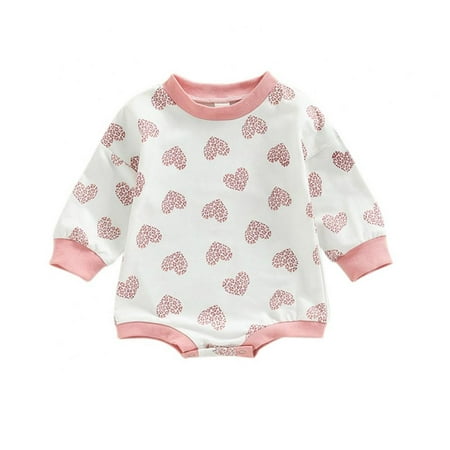 GYRATEDREAM Valentine s Day Outfit Baby Boy Girl Sweatshirt Bubble Romper Heart Print T-Shirt Oversized Clothes 0-12 Months
GYRATEDREAM Valentine s Day Outfit Baby Boy Girl Sweatshirt Bubble Romper Heart Print T-Shirt Oversized Clothes 0-12 Months
