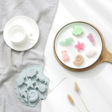 Washable Silicone Sea Creature Modeling Cake Molds Cake Candy Chocolate Decorating Tray DIY Craft Project
Washable Silicone Sea Creature Modeling Cake Molds Cake Candy Chocolate Decorating Tray DIY Craft Project