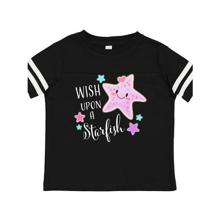 Inktastic Wish Upon a Starfish- cute Gift Toddler Boy or Toddler Girl T-Shirt