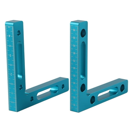 Verdant Touch Carpenter Accessory 2Pcs/Set Aluminum Alloy Carpenter 90 Degree Right Angle Positioner Clamps Woodworking Tool Blue
Verdant Touch Carpenter Accessory 2Pcs/Set Aluminum Alloy Carpenter 90 Degree Right Angle Positioner Clamps Woodworking Tool Blue