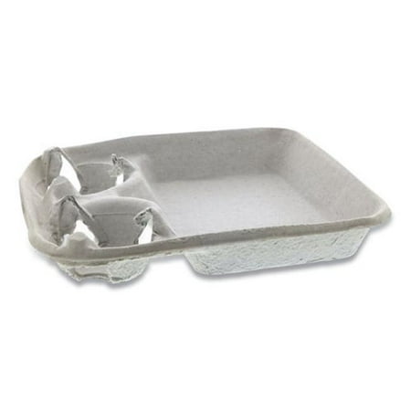 PCT YM527535 2 Cup Beverage Carrier Tray Natural