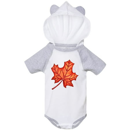 Inktastic Red Canadian Maple Leaf Gift Baby Boy or Baby Girl Bodysuit