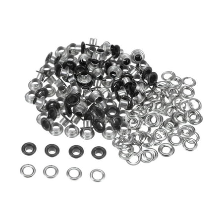 100set Grommets Kit Metal Eyelets 4mm Grommet Tool for Shoes Clothes Belt Bag DIY Project Matte Black
100set Grommets Kit Metal Eyelets 4mm Grommet Tool for Shoes Clothes Belt Bag DIY Project Matte Black