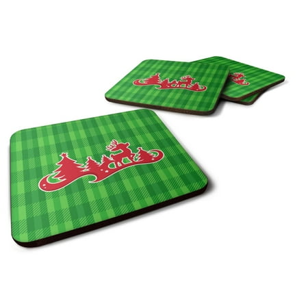Carolines Treasures BB6973FC Christmas Tree Reindeer Green Foam Coaster Set of 4 3 1/2 x 3 1/2 multicolor
Carolines Treasures BB6973FC Christmas Tree Reindeer Green Foam Coaster Set of 4 3 1/2 x 3 1/2 multicolor