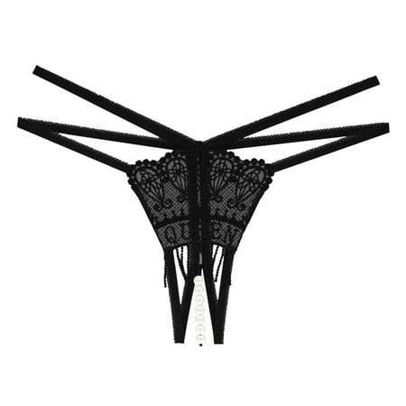 ZMHEGW Panties For Womens Transparent Hot Open File Low Rise Lace Pearl Hollow Thong Underwear Women Thongs
ZMHEGW Panties For Womens Transparent Hot Open File Low Rise Lace Pearl Hollow Thong Underwear Women Thongs