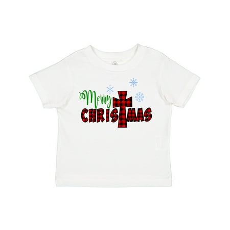 Inktastic Merry Christmas Buffalo Plaid Cross with Snowflakes Boys or Girls Toddler T-Shirt
Inktastic Merry Christmas Buffalo Plaid Cross with Snowflakes Boys or Girls Toddler T-Shirt