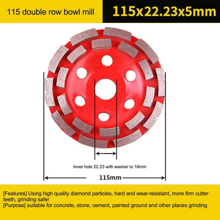 4.5 inch Diamond Cup Grinding Wheel for Concrete Grinding Aggressive Polishing
4.5 inch Diamond Cup Grinding Wheel for Concrete Grinding Aggressive Polishing