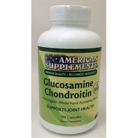Glucosamine Chondroitin American Supplements 180 Caps
