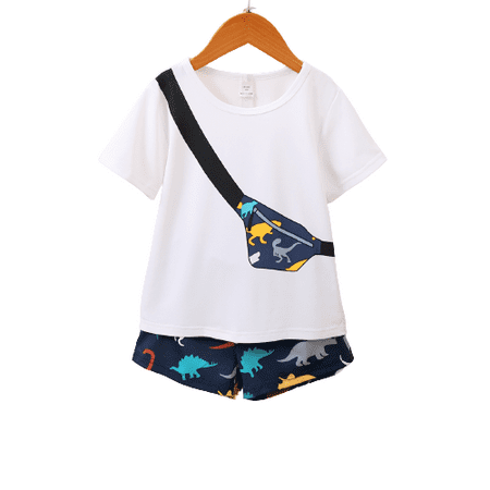 Mikrdoo Baby Boys Clothes OOTD Dinosaur 4 Years Boys Pocket Print 5 Years Boys Tops Shorts 2Pcs Outfits White
Mikrdoo Baby Boys Clothes OOTD Dinosaur 4 Years Boys Pocket Print 5 Years Boys Tops Shorts 2Pcs Outfits White