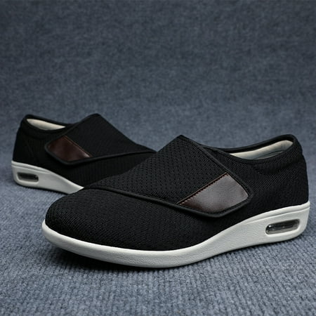 Wide Adjusting Soft Comfortable Shoes Orthopedic Walking Shoes for the Old Breathable Hook-and-loop Design Shoes Black 41
Wide Adjusting Soft Comfortable Shoes Orthopedic Walking Shoes for the Old Breathable Hook-and-loop Design Shoes Black 41