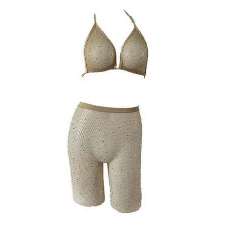 Womens Sequin Sexy Lingerie Underwear Sleepwear Perspective Bra G-String Sets Skin Color
Womens Sequin Sexy Lingerie Underwear Sleepwear Perspective Bra G-String Sets Skin Color