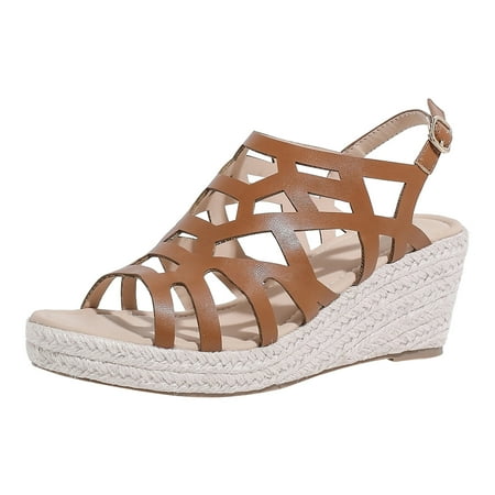 Youmylove Women Sandals Fashion Elegant Irregular Shaped Open Toe Thick Sole Wedge Comfortable Non-Slip Large Size Shoes Summer Comfy Beach Outdoor Walking Footwear
Youmylove Women Sandals Fashion Elegant Irregular Shaped Open Toe Thick Sole Wedge Comfortable Non-Slip Large Size Shoes Summer Comfy Beach Outdoor Walking Footwear