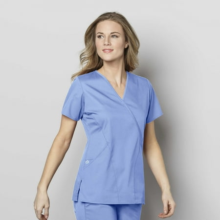 WonderWink WonderWORK 102-Women s Mock Wrap Scrub Top