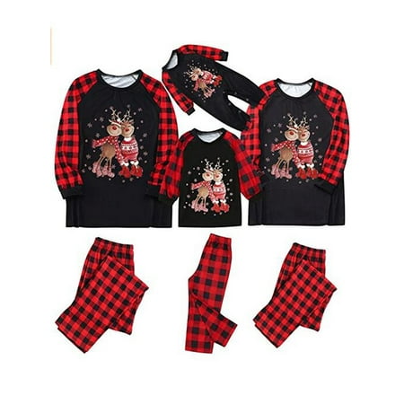Diconna Christmas Family Matching Pajamas Set Cartoon Deer Print Holiday Sleepwear Pjs Long Sleeve Sets
Diconna Christmas Family Matching Pajamas Set Cartoon Deer Print Holiday Sleepwear Pjs Long Sleeve Sets