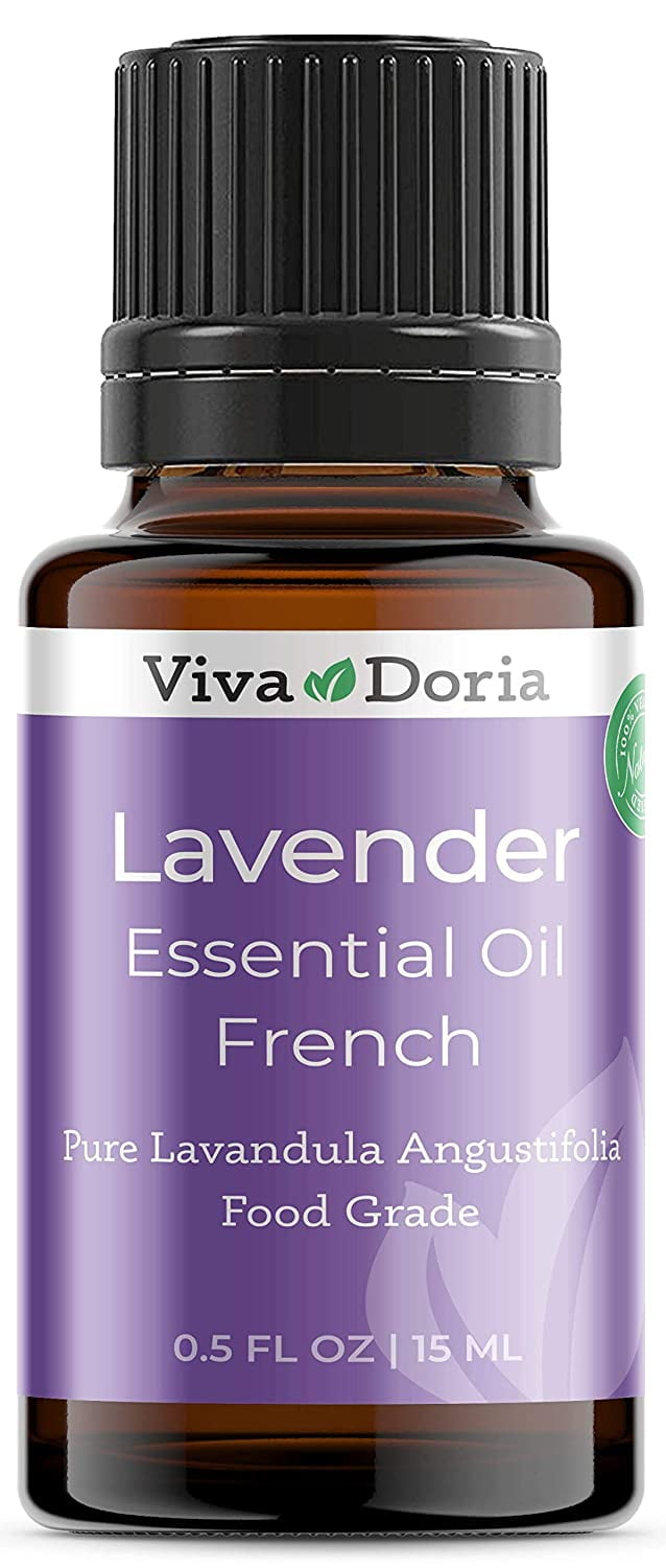 Viva Doria 100% Pure Lavender French Essential Oil, Undiluted, Food Grade, Lavender French oil, 15 mL (0.5 fl oz) - Walmart.com - Walmart.com