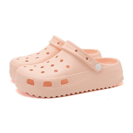 Women‘s Platform Hollow Out Clogs Solid Color Non-slip Closed Toe Sandals Casual Indoor & Outdoor Slippers
Women‘s Platform Hollow Out Clogs Solid Color Non-slip Closed Toe Sandals Casual Indoor & Outdoor Slippers